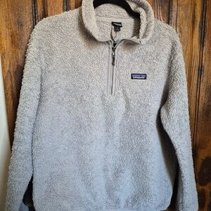 Patagonia Light Gray Fleece Jacket
